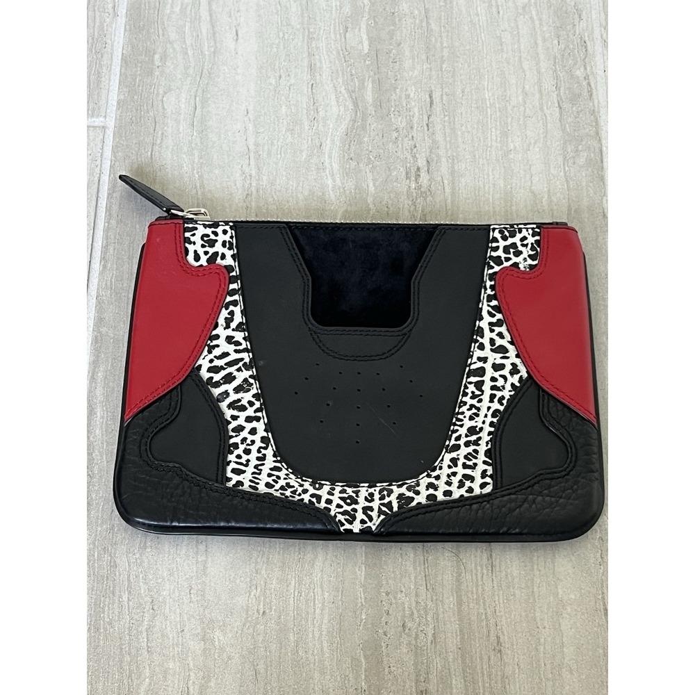 Alexander Wang Calfskin Sneaker inspired Clutch Bag Zipper Top